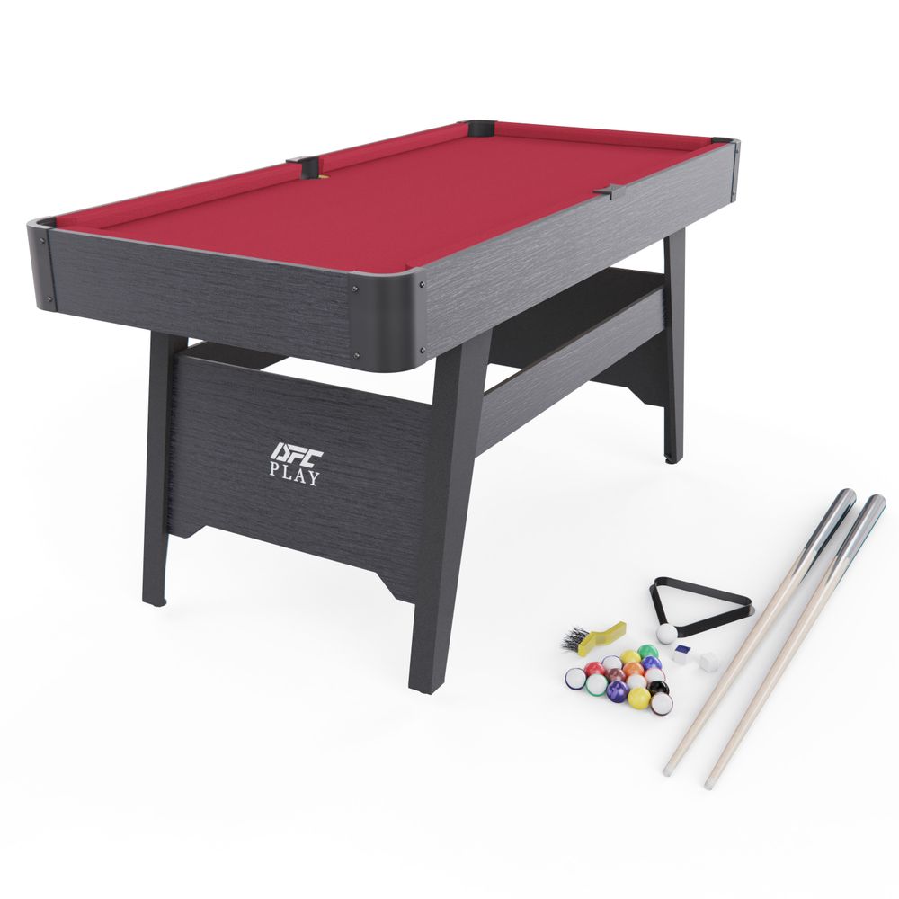Игровой стол - бильярд DFC 54&amp;quot; 135 x 65 см, красный