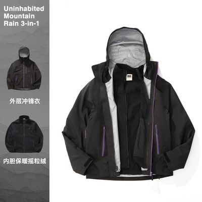 Куртка NOTHOMME 3-in-1 Outdoor Mountaineering Hard Shell Jacket with Fleece Liner