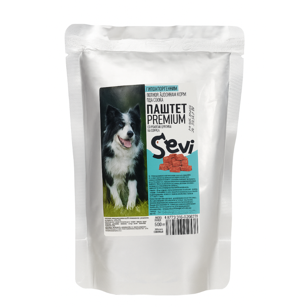 Паштет Sevi для собак мясное ассорти 500 гр