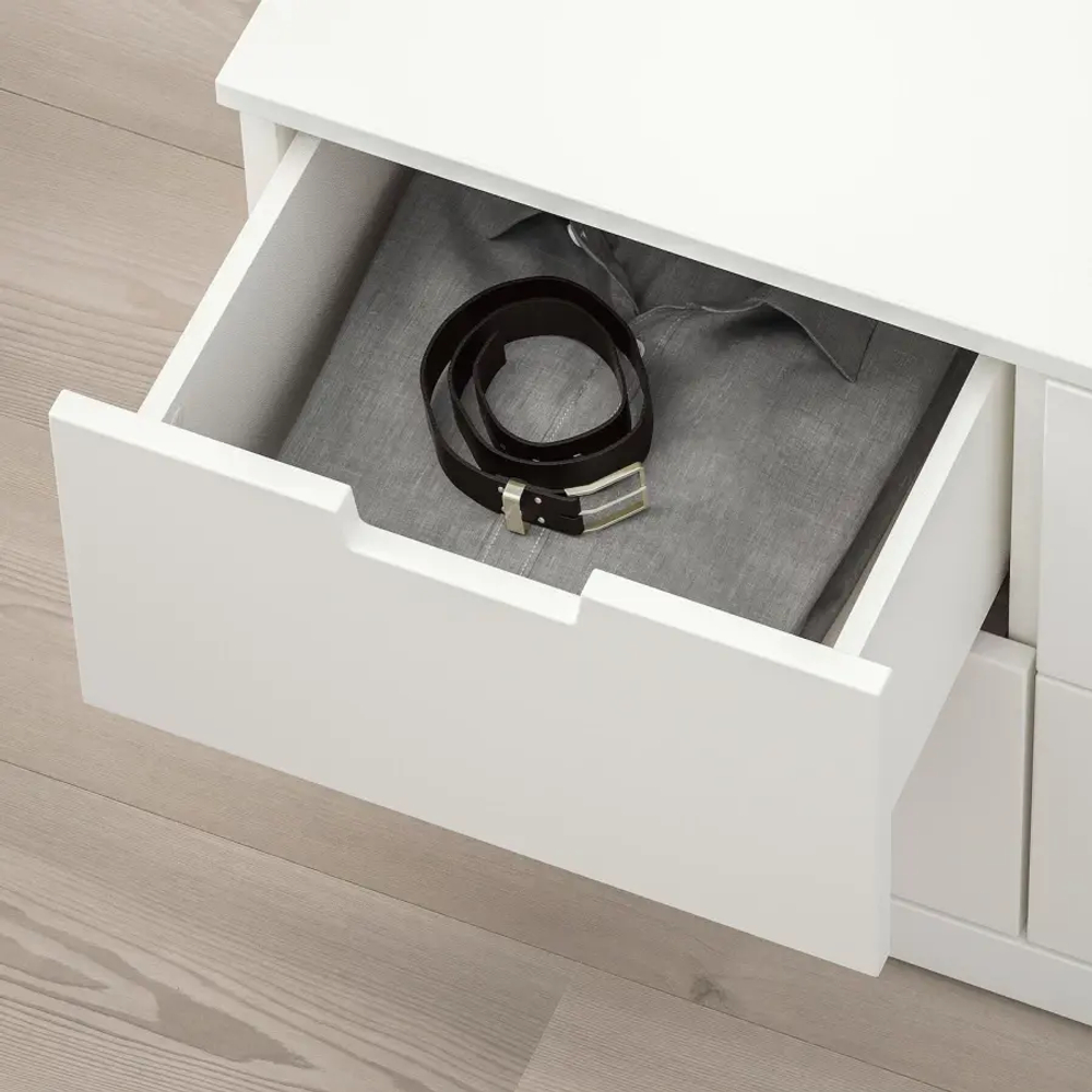 Комод - IKEA NORDLI/НОРДЛИ ИКЕА, 47х120х54 см, белый
