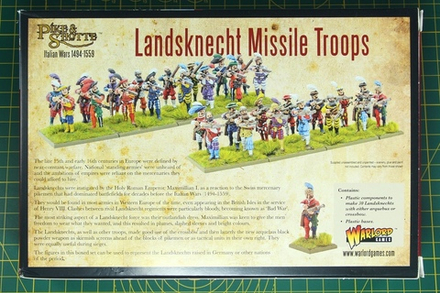 Warlord Pike & Shotte Landsknechts missile troops