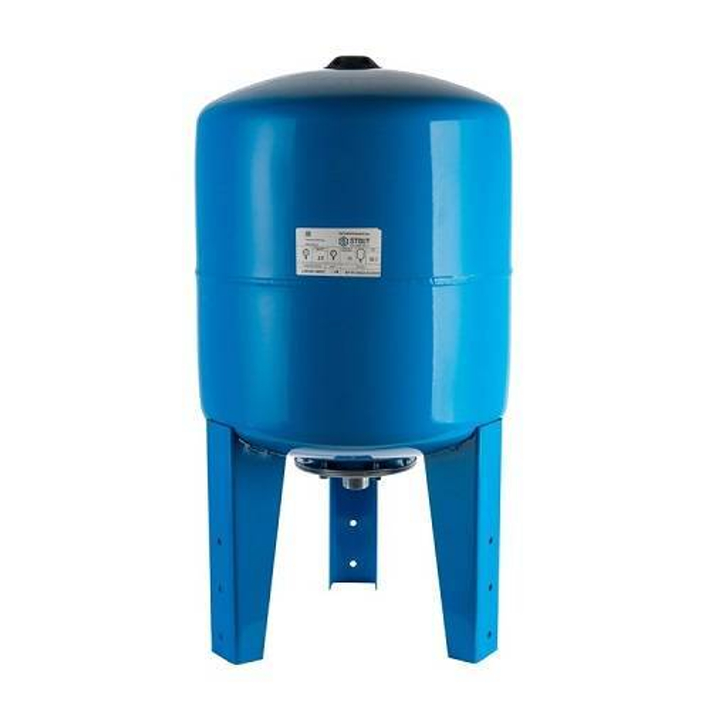 Гидроаккумулятор вертикальный напольный STOUT STW0002 - 80 л. (мембрана сменная непроходная)