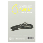 Sports Research, Скакалка Sweet Sweat Speed, черная, 1 скакалка