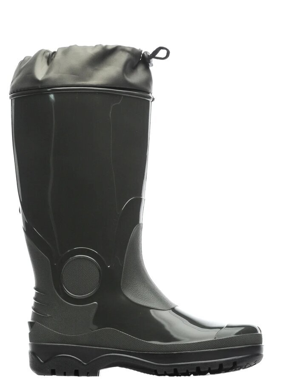 Сапоги женские ПВХ с надставкой Kaury Speci.all 98-70 НУ, утепленные (Олива)