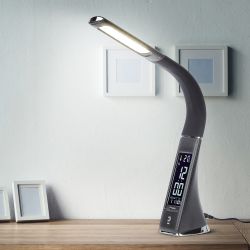 Настольный светильник ЭРА NLED-461-7W-BK светодиодный черный | Светодиодные настольные лампы