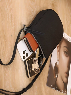 сумка женская натуральная кожа через плечо кросс боди маленькая