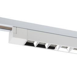 ULB-Q282 20W-4000K WHITE Светильник-прожектор светодиодный трековый. Линейный. 1600 Лм. Белый свет 4000К. Корпус белый. ТМ Volpe