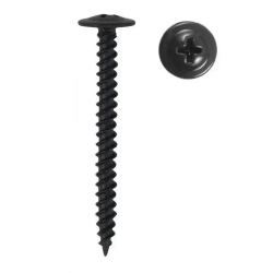 Саморез с прессшайбой черный 4,2х32 мм 300 шт острый