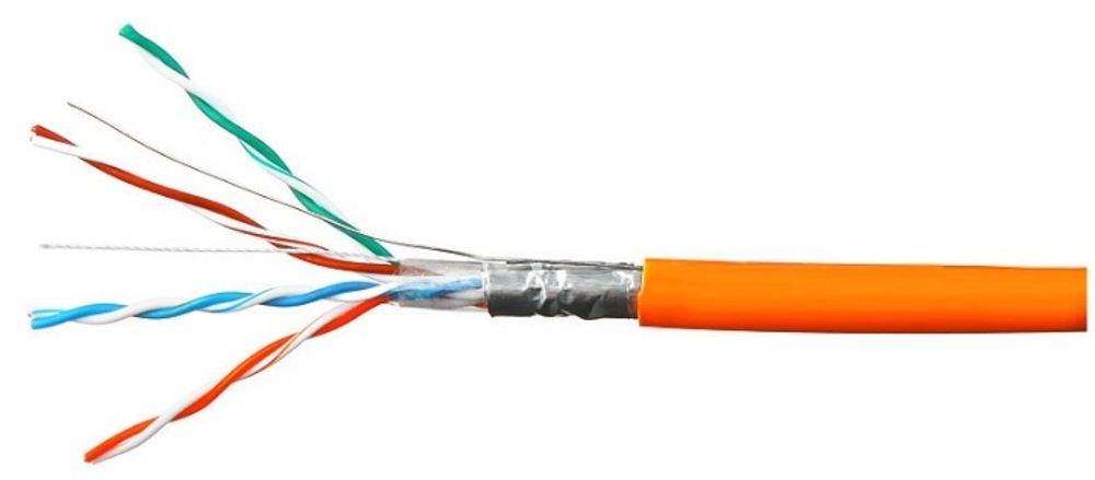 Кабель витая пара F/UTP 5e кат. 4 пары Cablexpert FPC-5051E-LSZH-4-CU/100