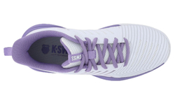 Женские теннисные кроссовки K-Swiss Ultrashot Light Clay - white/purple haze/neon lavender