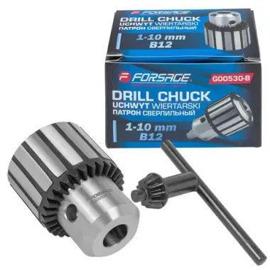 Патрон цанговый для дрели (1-10мм, B12) Forsage F-G00530-B
