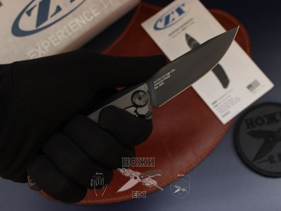 Складной нож Zero Tolerance 0470S110V c клинком из стали CPM-S110V, рукоять медь / титан