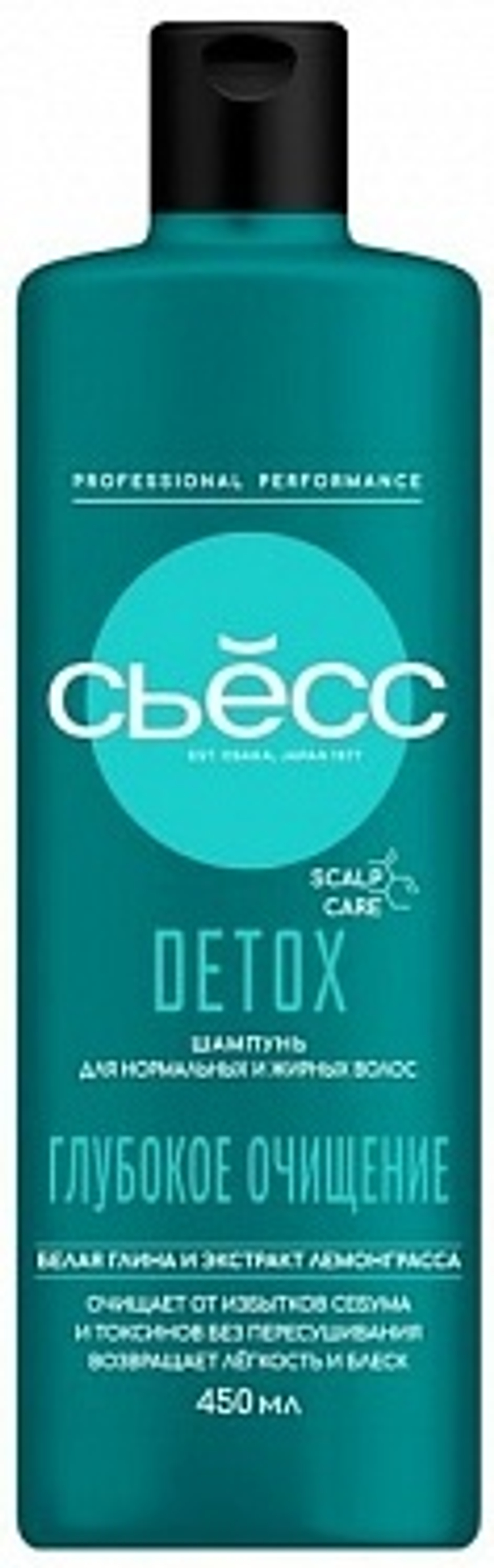 Сьесс Шампунь DETOX 450 мл *3*12