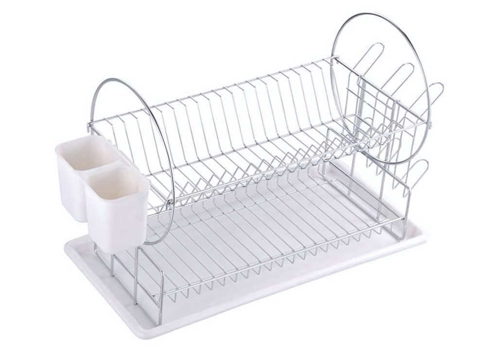 Сушилка для посуды 2-х уровневая 50*23*36см DR-1