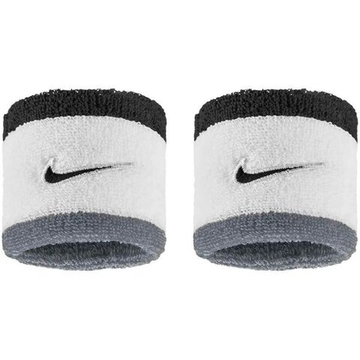 Теннисные напульсники Nike Swoosh 2P - white/cool grey/black