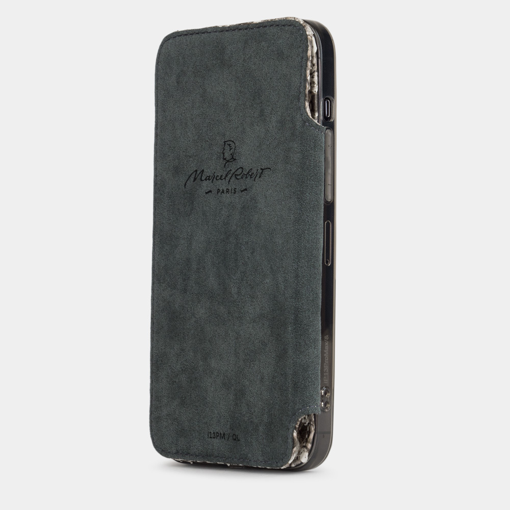 Чехол для iPhone 13 Pro Max из кожи питона, цвета Natur