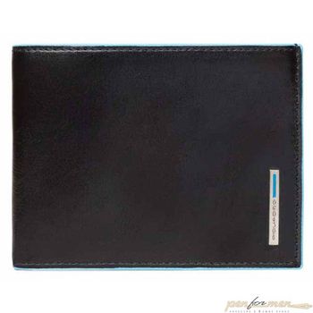 Кошелек мужской Piquadro Blue Square черный кожа (PU1241B2R/N)