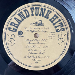 Винтажная виниловая пластинка LP Grand Funk Hits (Japan 1976) (Obi) Some Kind Of Wonderful (Poster)