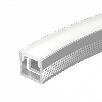 Гибкий профиль для ГКЛ 2м 040326(1) FANTOM-BENT-W12-SIDE-2000 ANOD серебристый Arlight