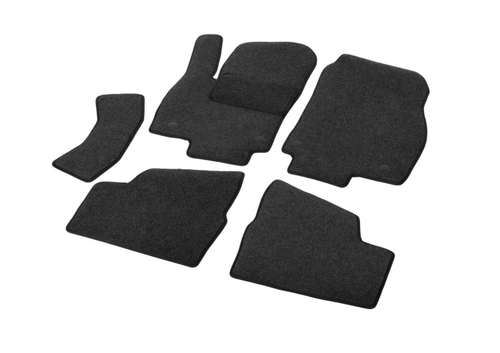 Коврики текстиль в салон, AutoFlex Business для Opel Astra III (H) поколение хэтчбек, универсал 2004-2012, графит, 6 частей, 5420101