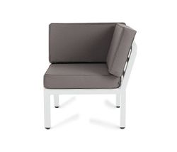 "Глория" модуль диванный угловой, каркас из алюминия