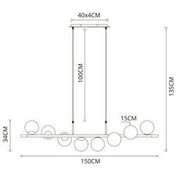 Подвесная люстра Arte Lamp
