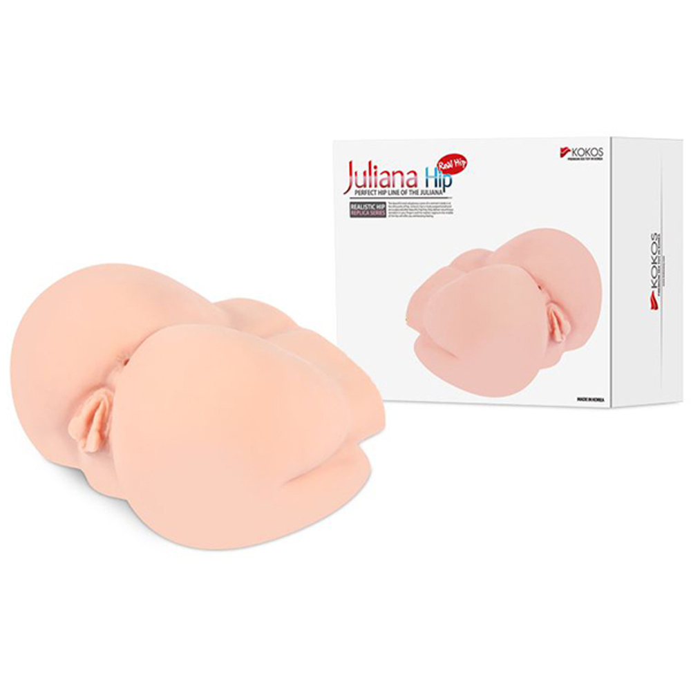 Мастурбатор-полуторс 23х19х11см с 2 входами (вагина и анус) Kokos Juliana