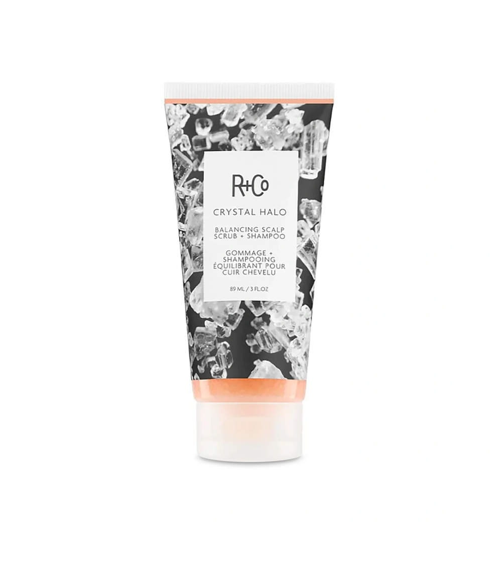 R+Co Скраб-шампунь балансирующий для кожи головы Кристалл Crystal Halo Balancing Scalp Scrub + Shampoo, 89 мл