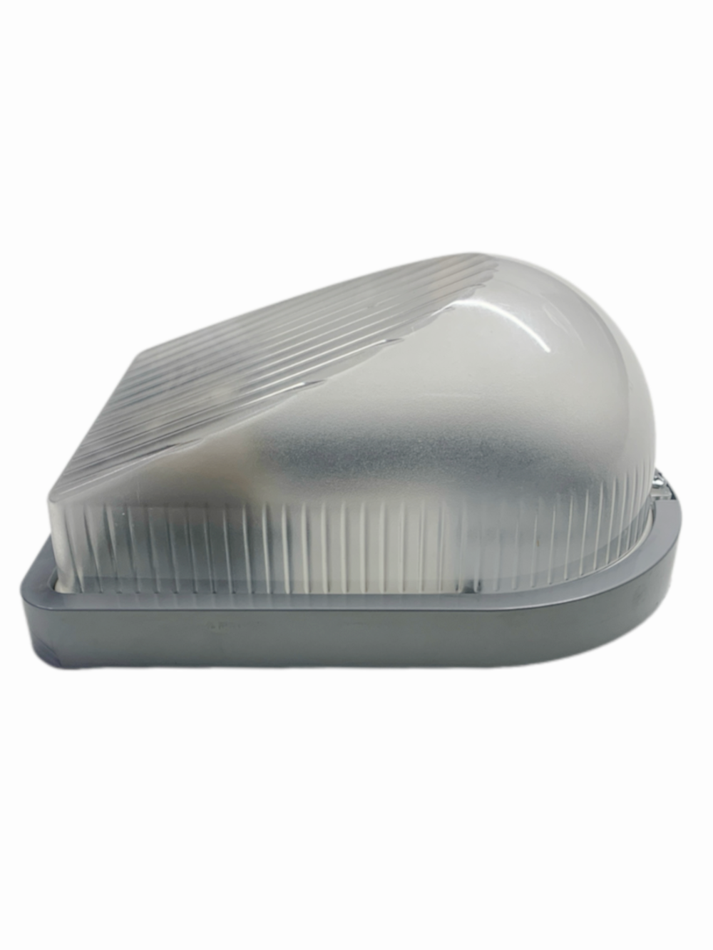 ABS серия. Светильник настенный влагозащищенный IP54, E27, ударопрочный поликарбонат, для гаража, мастерской и подвала, серый