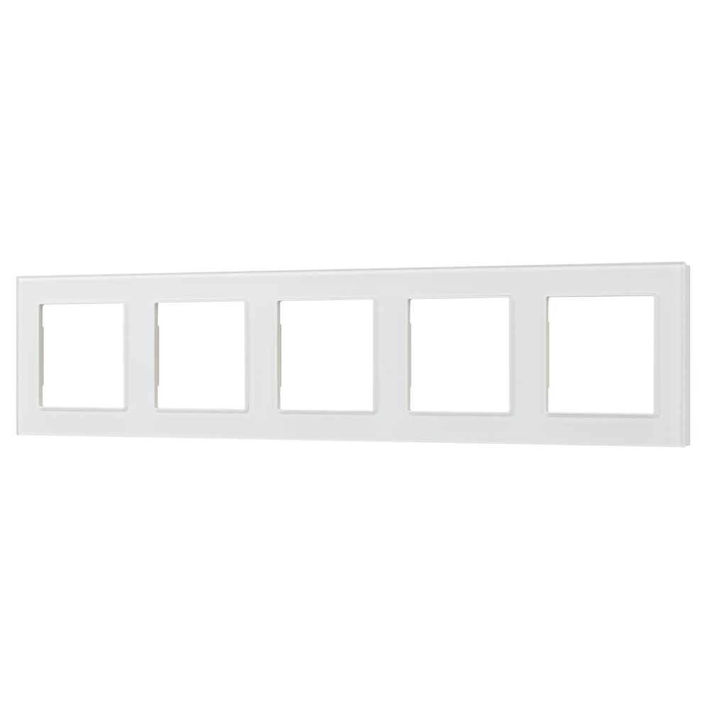Рамка стеклянная FRM-GLARE-GS-5-WH (Arlight, -) 043805