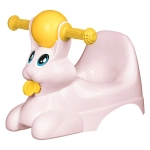 Горшок детский в форме игрушки Зайчик Lapsi 420х310 мм (светло-розовый)