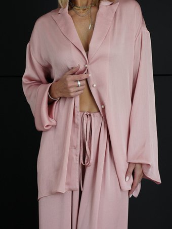 Костюм розовая жемчужина оверсайз