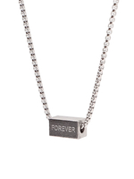 Кулон из стали "Forever" на цепочке 60 см