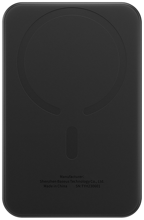 Внешний аккумулятор Baseus Magnetic Mini C+Qi 20W (MagSafe) P10022107113-00 5000 мАч черный