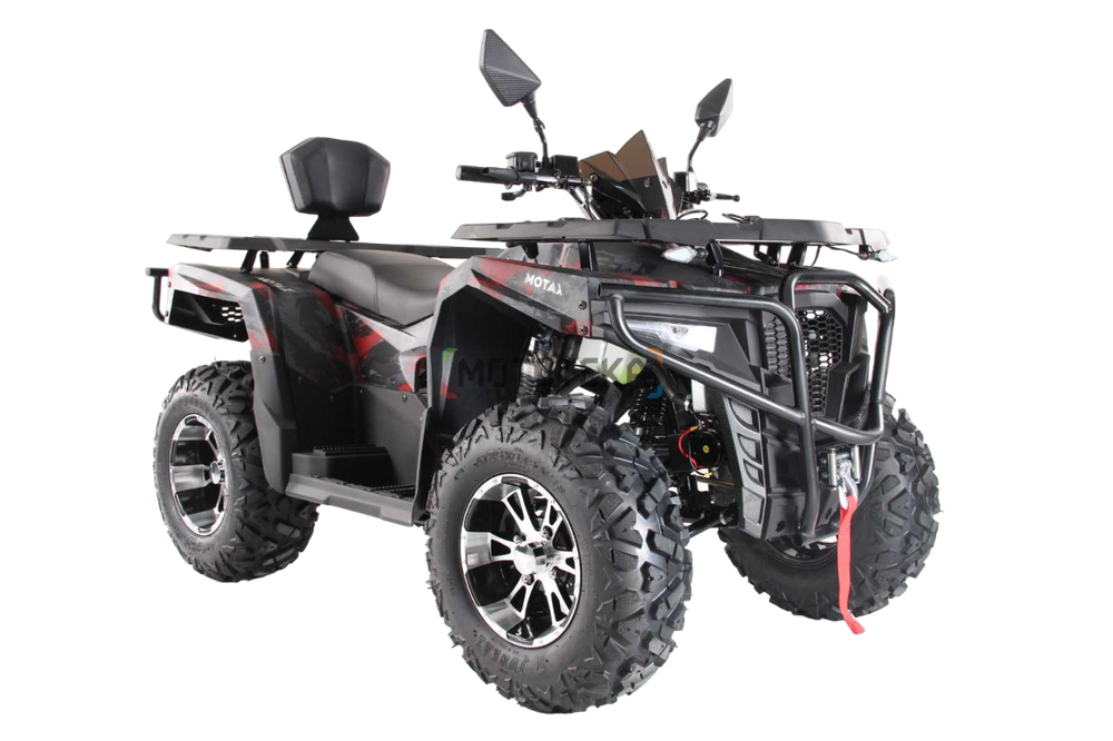 Квадроцикл MOTAX GRIZLIK 300 черно-красный камуфляж