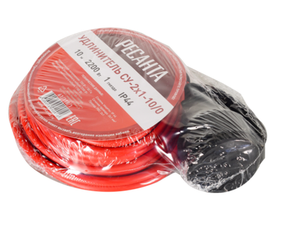 Удлинитель силовой б/катушки Ресанта СУ-2х1-10/0 (IP44)