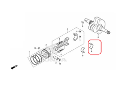 13214-MM4-000 BEARING A-B-C-D-E, CONNECTING ROD. 13215-MM4-000. 13216-MM4-000. 13217-MM4-000. 13218-MM4-000