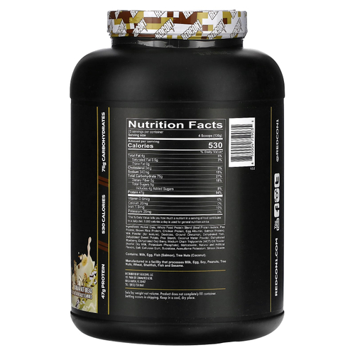 Redcon1, MRE, цельнопищевой протеин, со вкусом бананового и орехового хлеба, 3250 г (7,16 фунта)