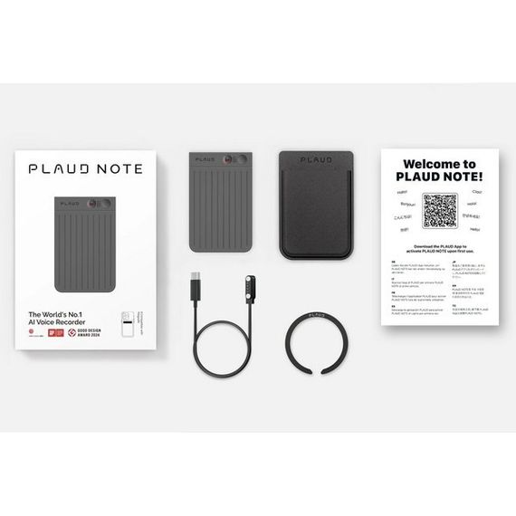 Диктофон Plaud Note AI Voice Recorder (PLD-64G-BL) Black/Черный