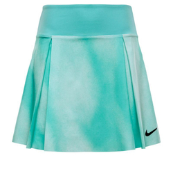 Теннисная юбка Nike Dri-Fit Advantage Regular Printed Tennis - Бирюзовый