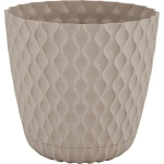 Горшок для цветов InGreen Wave с дренажной сеткой и съемным поддоном 4,7 л,D205мм французс