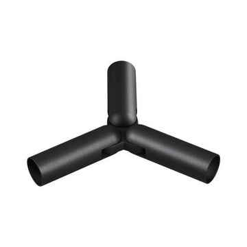 359380 KONST NT24 048 черный Соединитель гибкий "T" IP20 48V GLAT