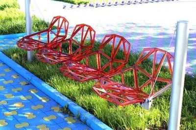 Данглы 4-хместные на растяжках непрозрачные