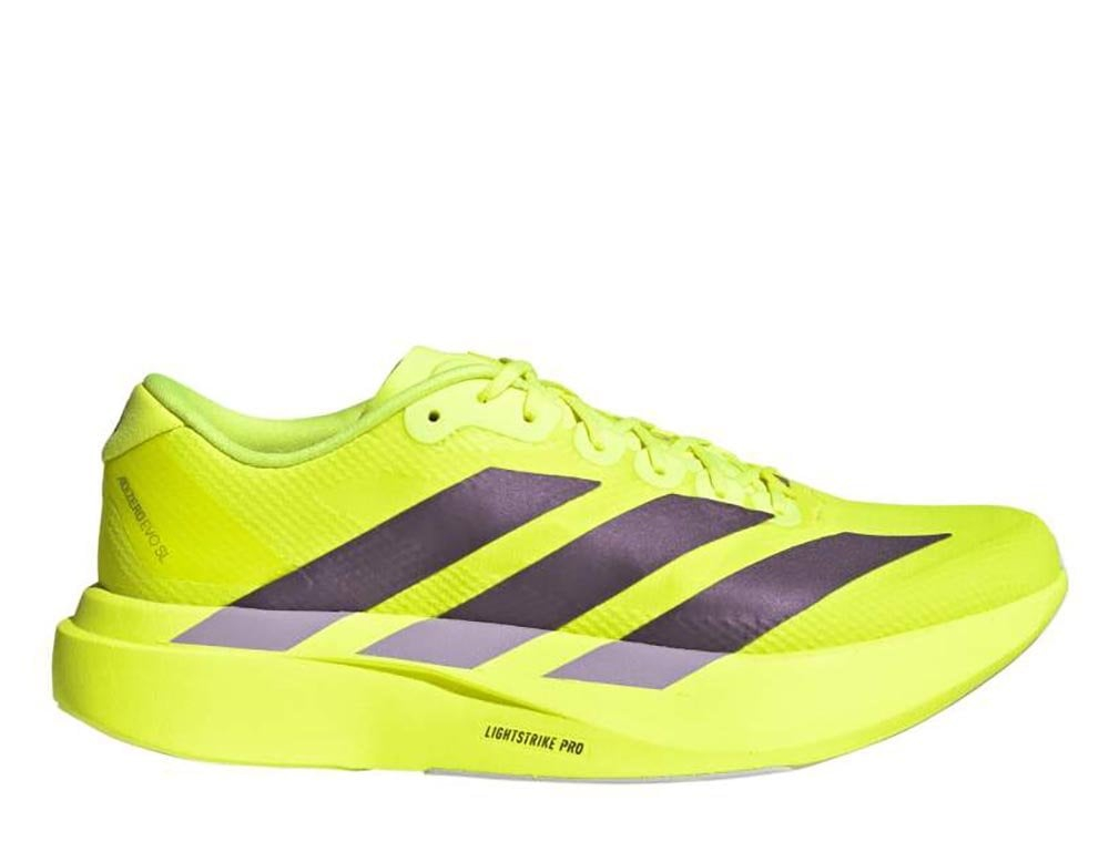 Мужские беговые кроссовки adidas Adizero Evo SL M жёлто-чёрные