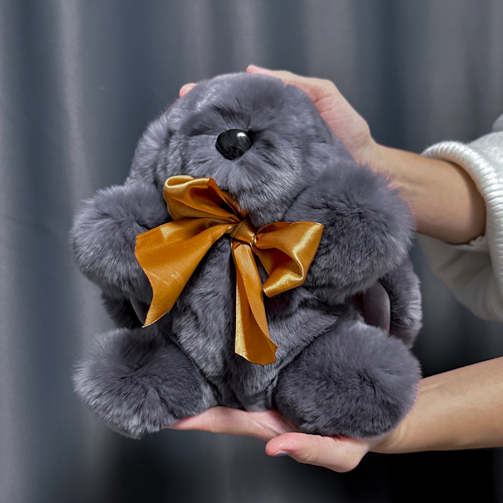 Зайчонок Арнольд (серый)