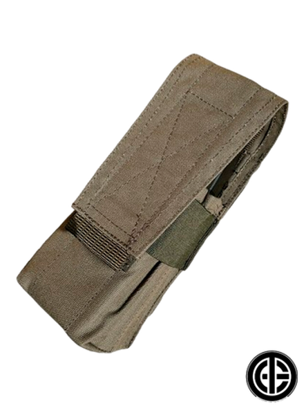 Двойной подсумок Corsair Tactical Gear с клапаном под АК. Олива