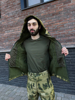 Тактический демисезонный костюм / softshell / мох