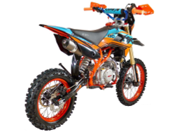 Питбайк KAYO EVOLUTION YX140EM 17/14 KRZ (механ. сцепл., эл. стартер 2022 г.)