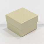 Коробка Ювелирная 5.5х5.5х3.5 см "Ромбики" (Бежевый)
