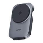 Складная зарядная станция MagSafe AUKEY MagFusion Z для iPhone, Apple Watch и AirPods (Qi2) Беспроводная зарядка: Qi 15 Вт, Qi 5 Вт, магнитное крепление для быстрой зарядки Apple Watch (Qi 5 Вт). Проводная зарядка: нет. Сертификации MFi и Qi2. Есть LED-ин